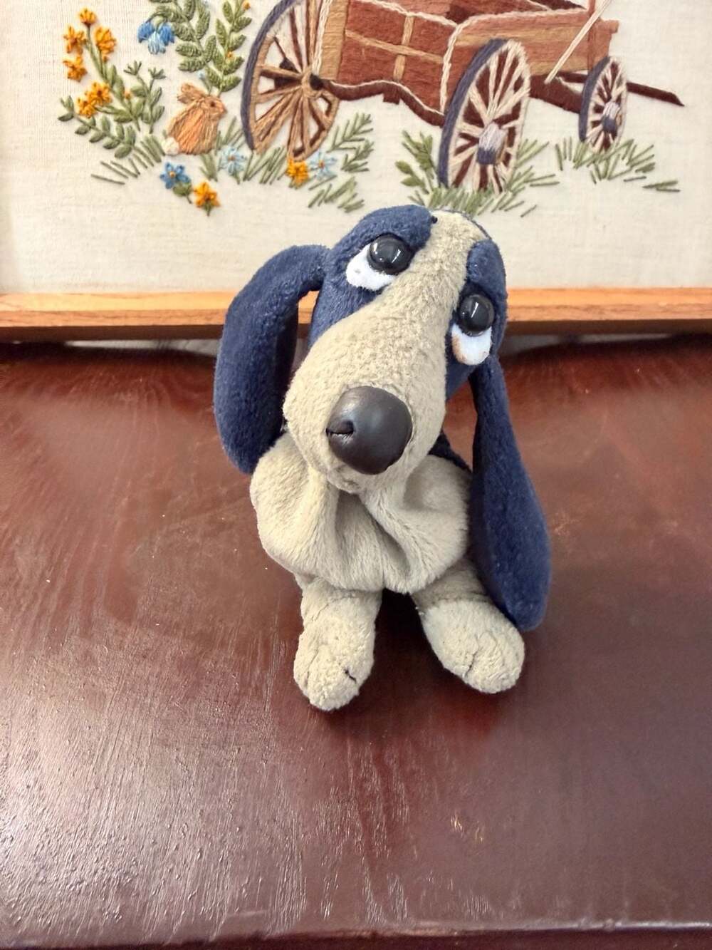 Sad Sam Sad Eyed Basset Hound Dog Plush Stuffed Animal Hush Puppies